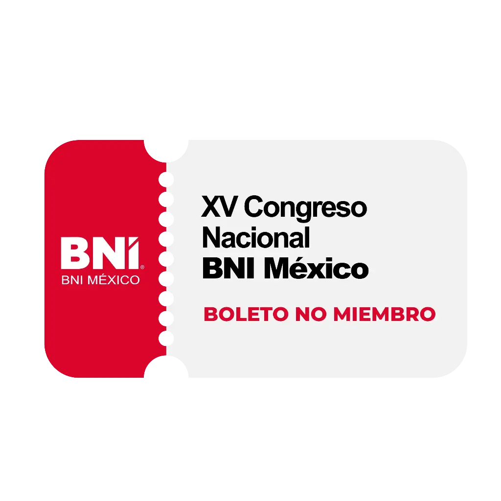 Tarifa 1: Boleto NO Miembro de BNI
