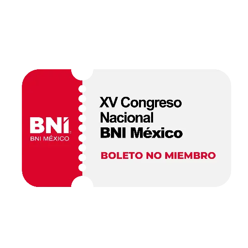 Tarifa 1: Boleto NO Miembro de BNI